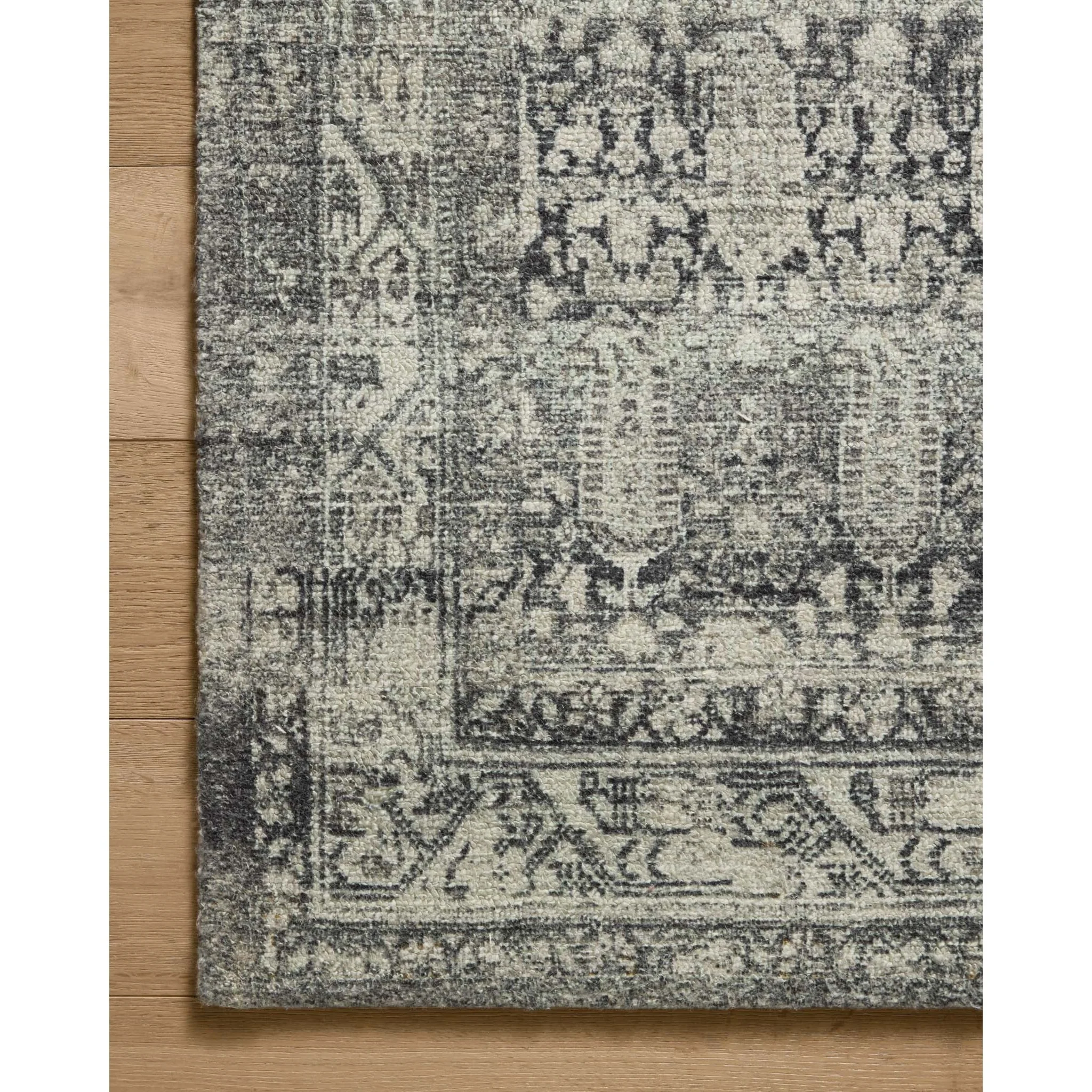Wimberly Granite / Cream Rug | Magnolia Home by Joanna Gaines x Loloi - Image 5