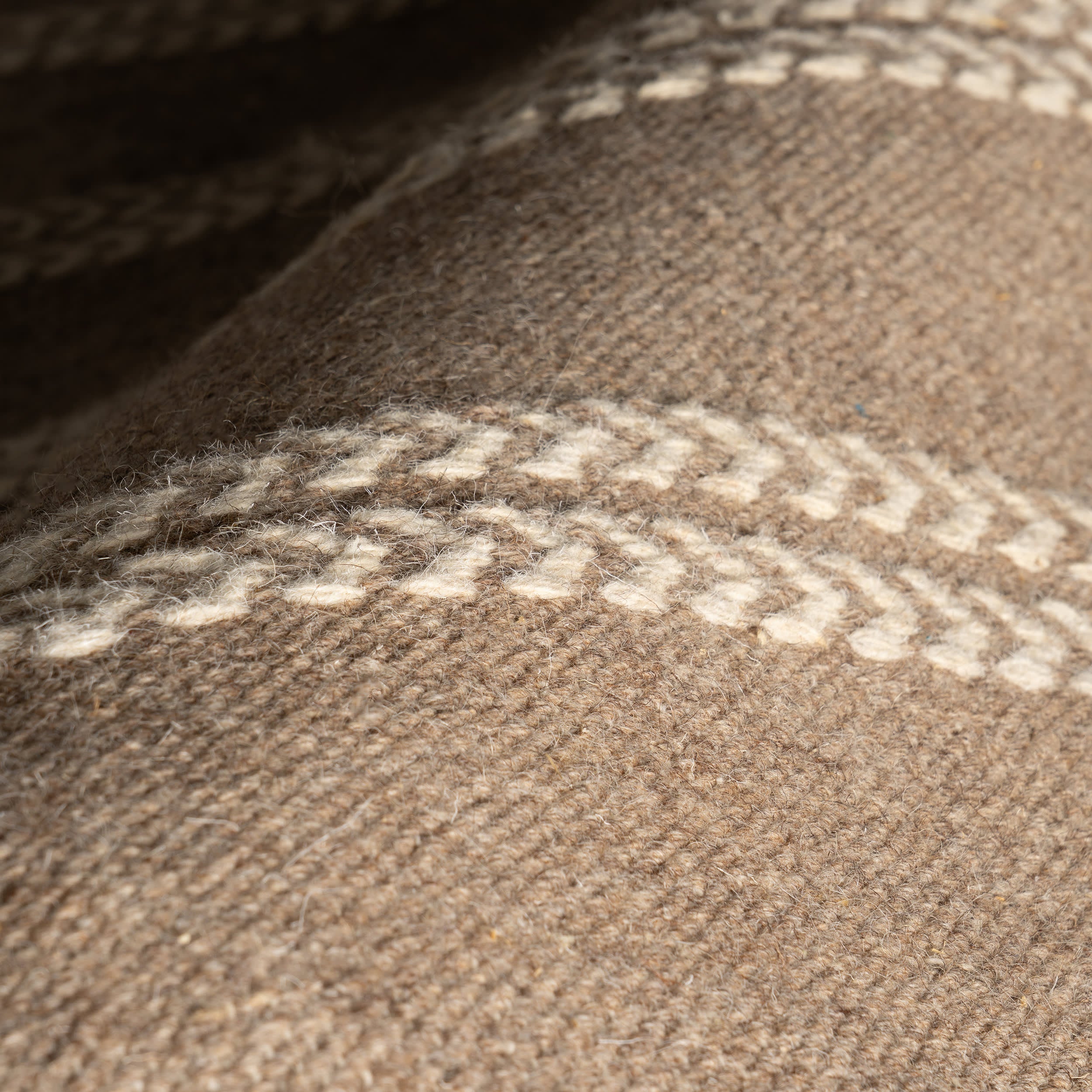York Striped Wool Rug by Nate Berkus | Brown - Image 8