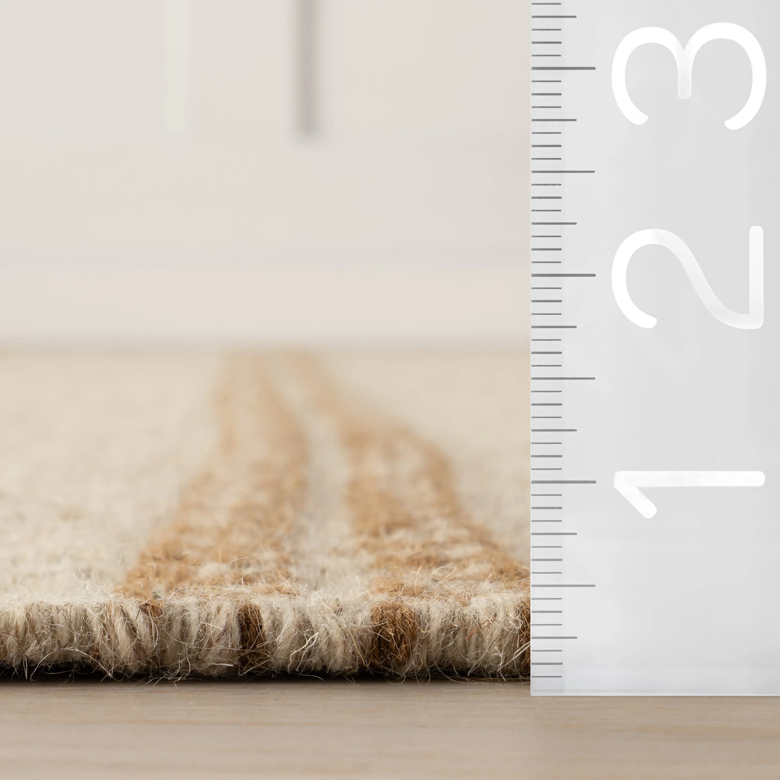 York Striped Wool Rug by Nate Berkus | Tan - Image 6