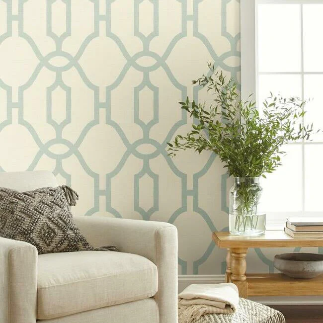 Woven Trellis Wallpaper - Image 10