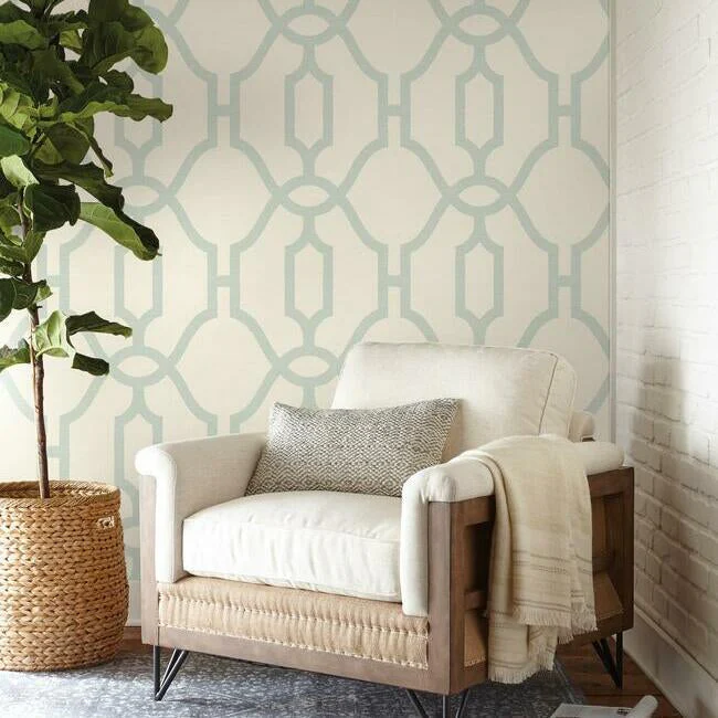 Woven Trellis Wallpaper - Image 11