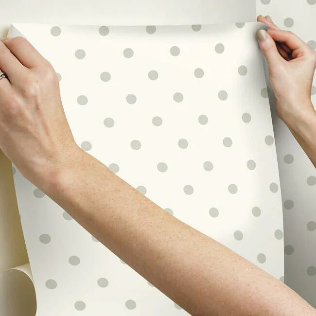 Dots On Dots Premium Peel + Stick Wallpaper - Image 6