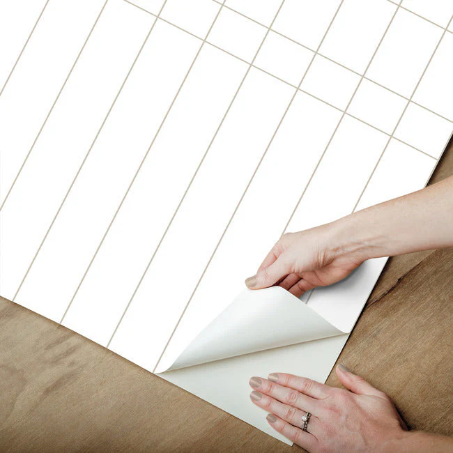 Linear Gridwork Premium Peel + Stick Wallpaper - Image 16