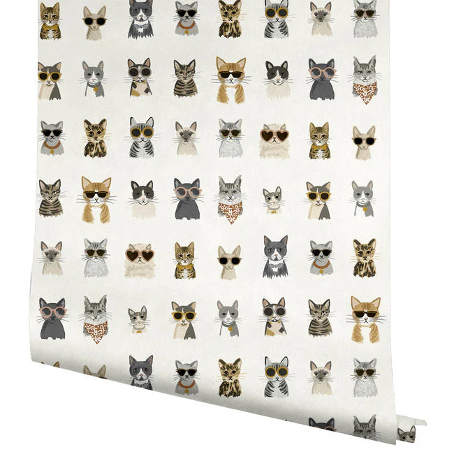 Cool Cats Premium Peel + Stick Wallpaper - Image 9