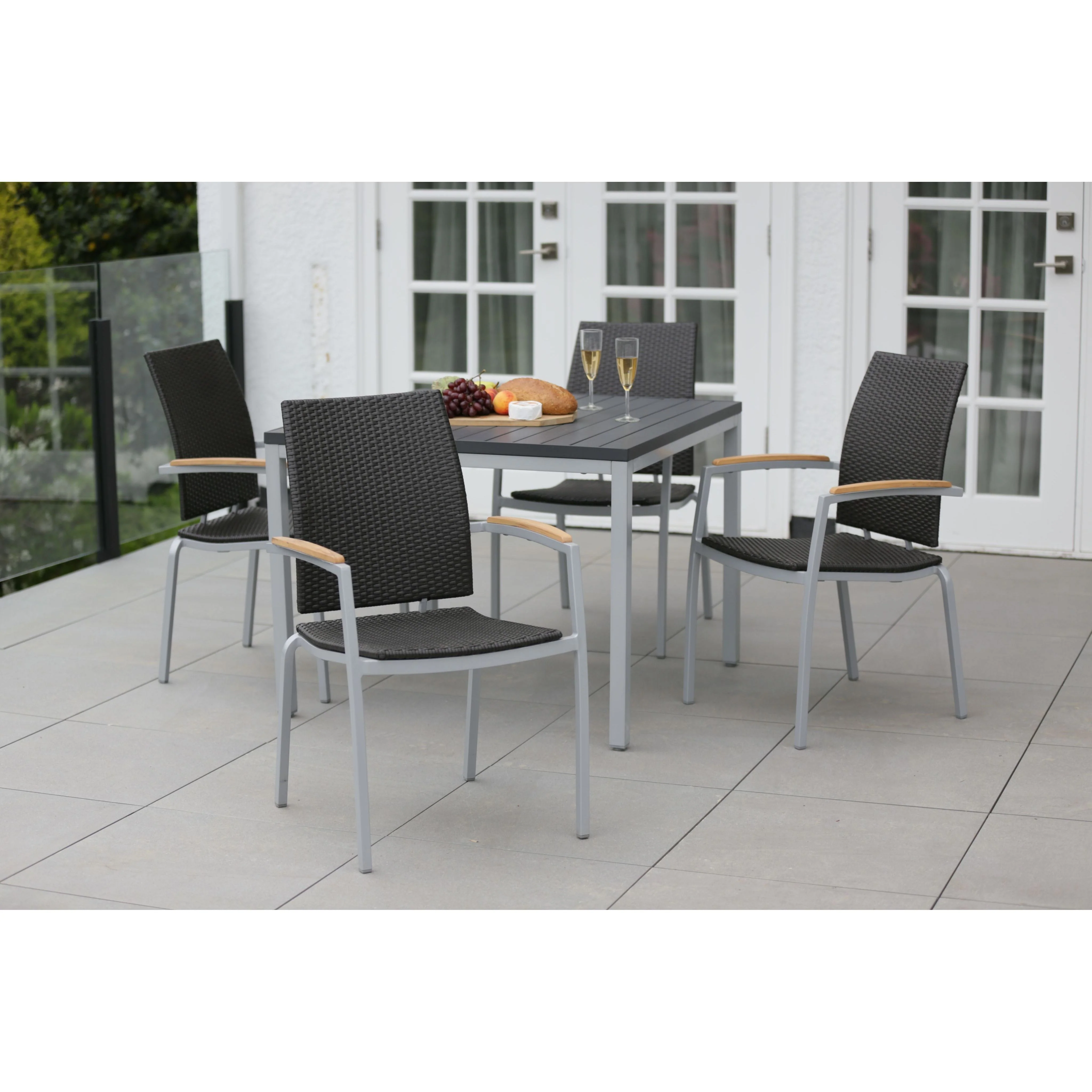 Zunix Sling Dining Arm Chair - Image 2